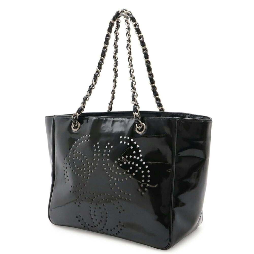 CHANEL Black Logo Shoulder Bag - Picture 3 of 10